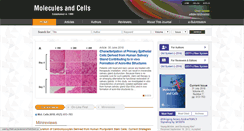 Desktop Screenshot of molcells.org
